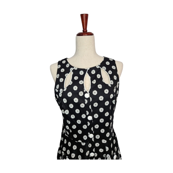 NWT Voodoo Vixen Polka Dot Pin-up Rockabilly Dress Size L - Picture 3 of 13